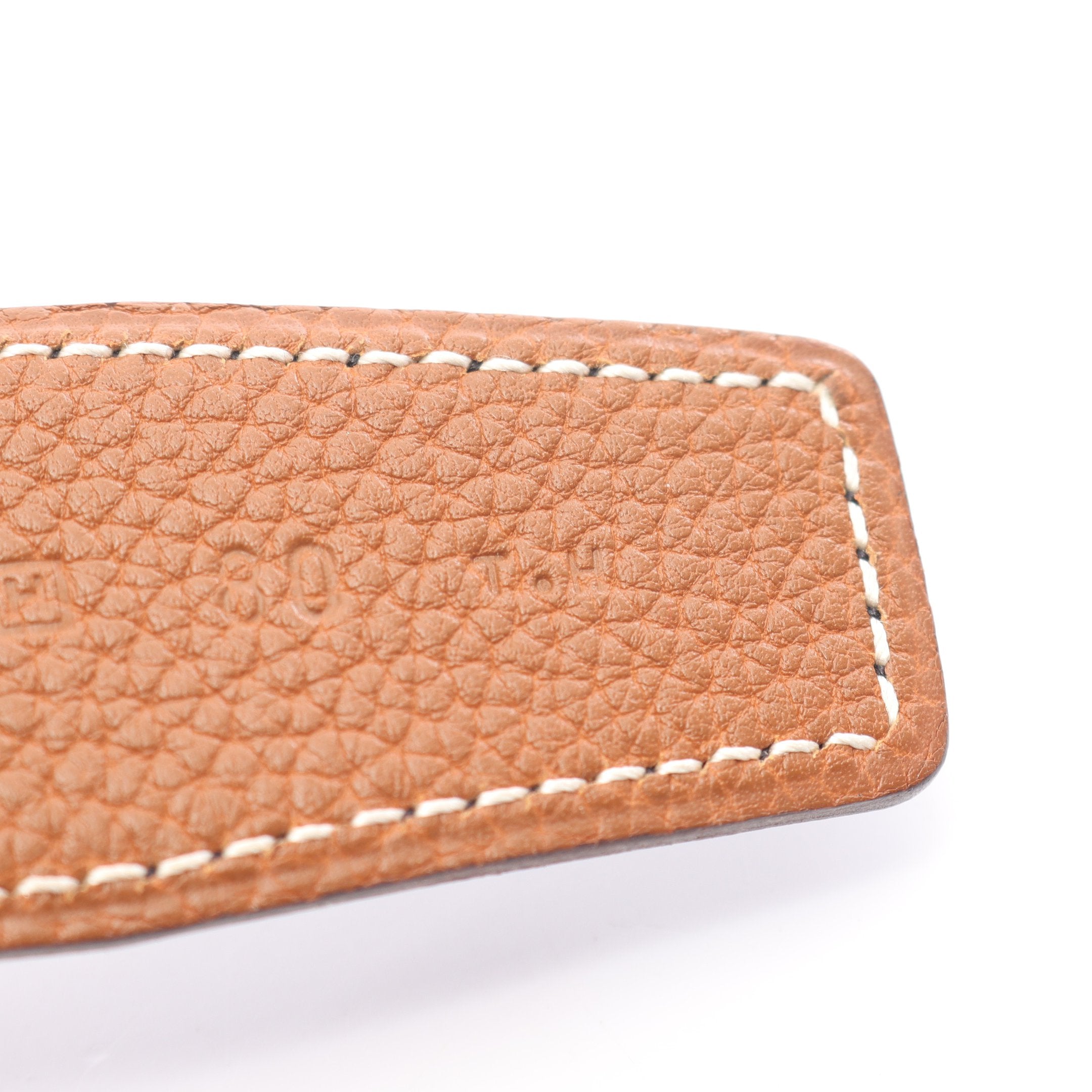 コンスタンス Hベルト ノワール ゴールド ベルト ボックスカーフ トゴ