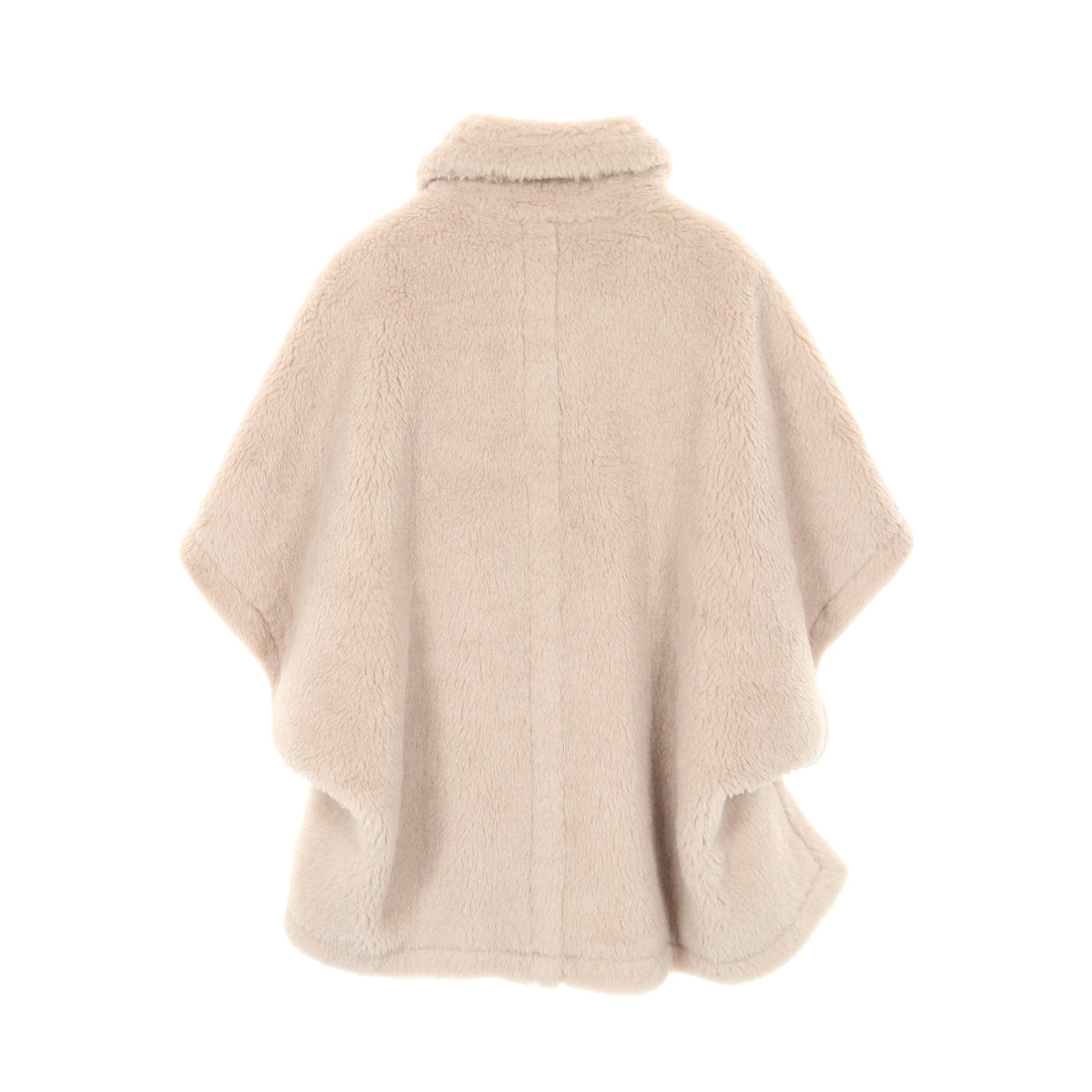 テディベア ケープ ポンチョ アルパカ ウール ピンクベージュ マックスマーラ アウター Max Mara