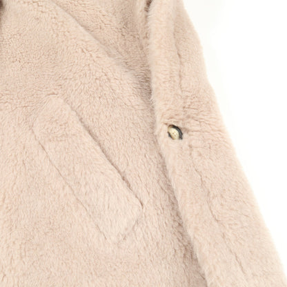 テディベア ケープ ポンチョ アルパカ ウール ピンクベージュ マックスマーラ アウター Max Mara