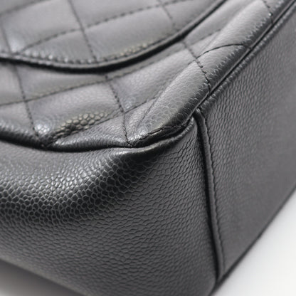 マトラッセ PST チェーンショルダーバッグ チェーントートバッグ キャビアスキン ブラック シルバー金具 シャネル バッグ CHANEL