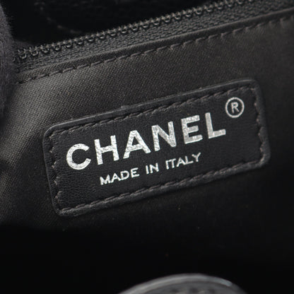 マトラッセ PST チェーンショルダーバッグ チェーントートバッグ キャビアスキン ブラック シルバー金具 シャネル バッグ CHANEL