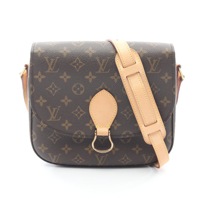 サンクルーGM モノグラム ショルダーバッグ PVC レザー ブラウン ルイヴィトン バッグ LOUIS VUITTON