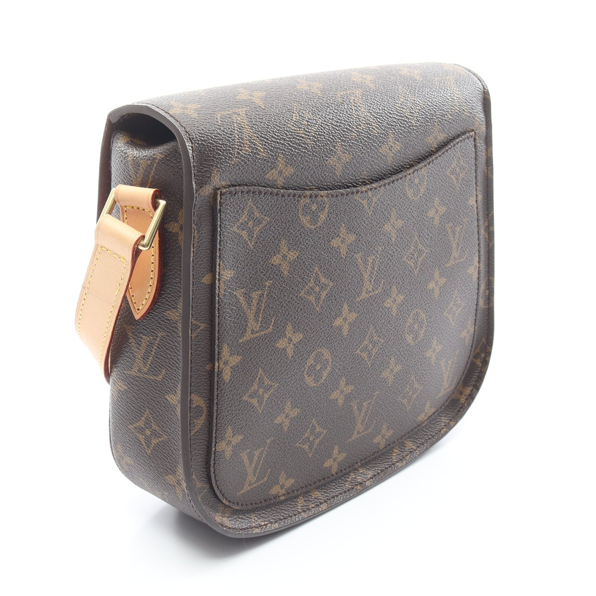 サンクルーGM モノグラム ショルダーバッグ PVC レザー ブラウン ルイヴィトン バッグ LOUIS VUITTON