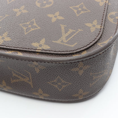サンクルーGM モノグラム ショルダーバッグ PVC レザー ブラウン ルイヴィトン バッグ LOUIS VUITTON