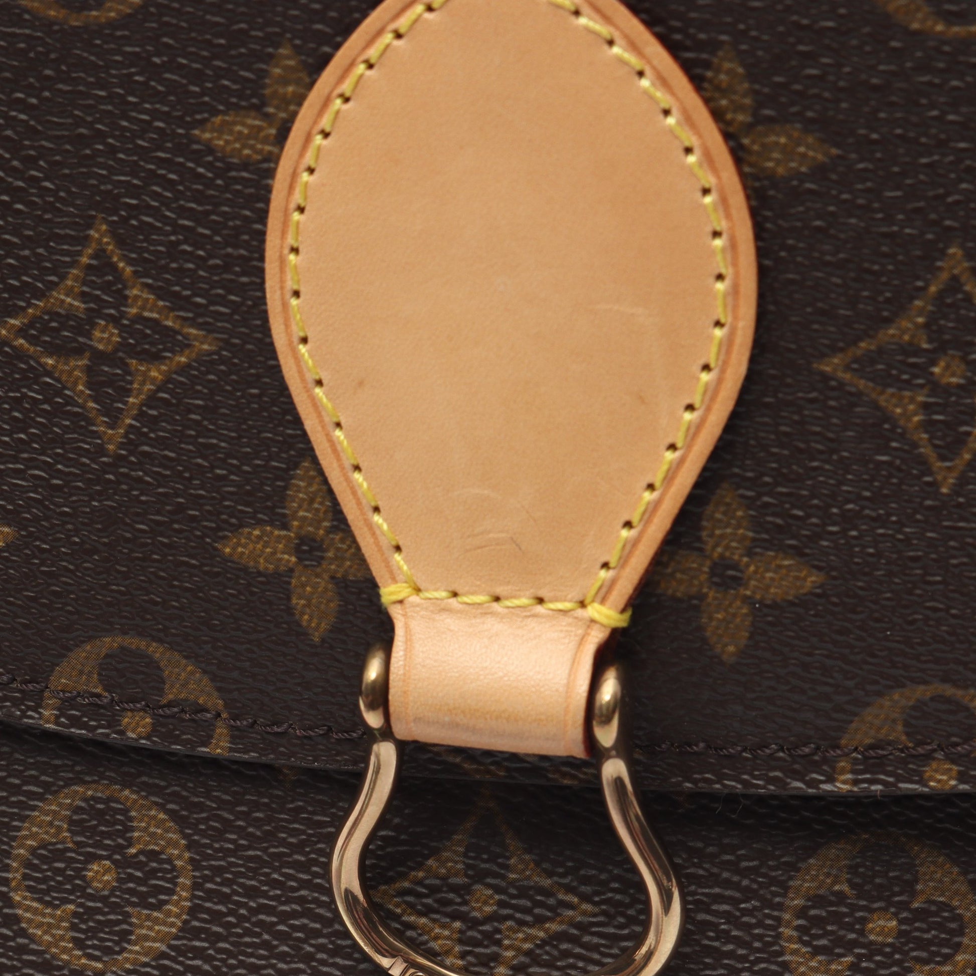 サンクルーGM モノグラム ショルダーバッグ PVC レザー ブラウン ルイヴィトン バッグ LOUIS VUITTON