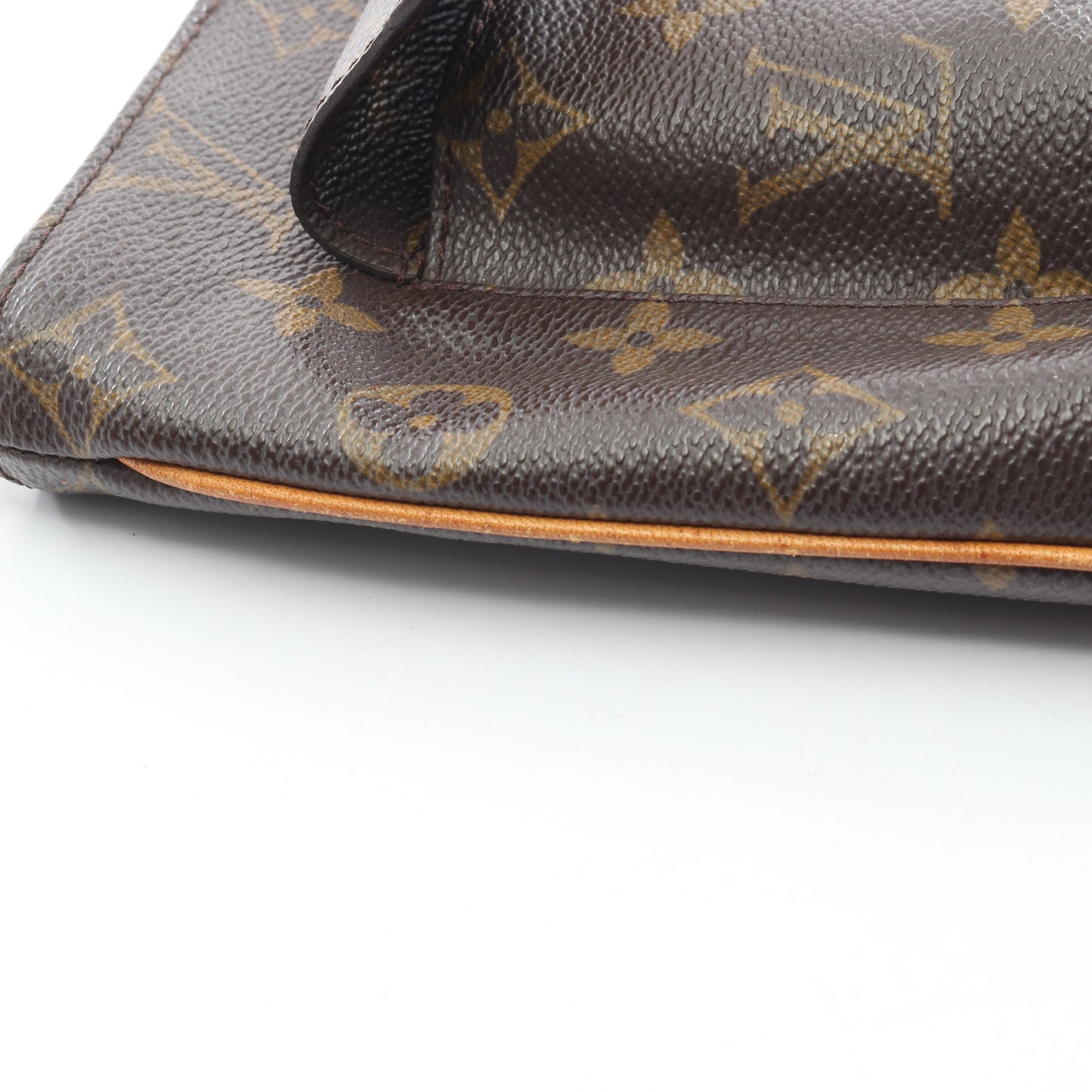 パルティシオン モノグラム ポーチ PVC レザー ブラウン ルイヴィトン 財布・小物 LOUIS VUITTON