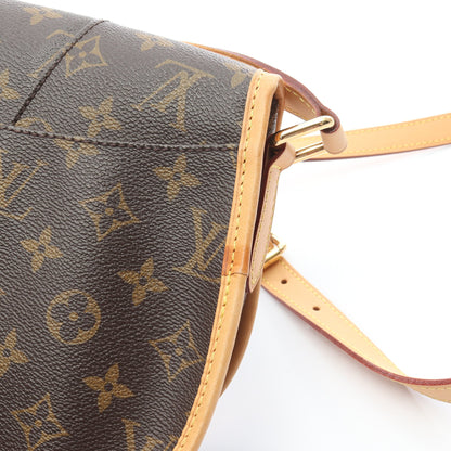 メニルモンタンPM モノグラム ショルダーバッグ PVC レザー ブラウン ルイヴィトン バッグ LOUIS VUITTON