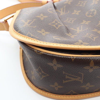 メニルモンタンPM モノグラム ショルダーバッグ PVC レザー ブラウン ルイヴィトン バッグ LOUIS VUITTON