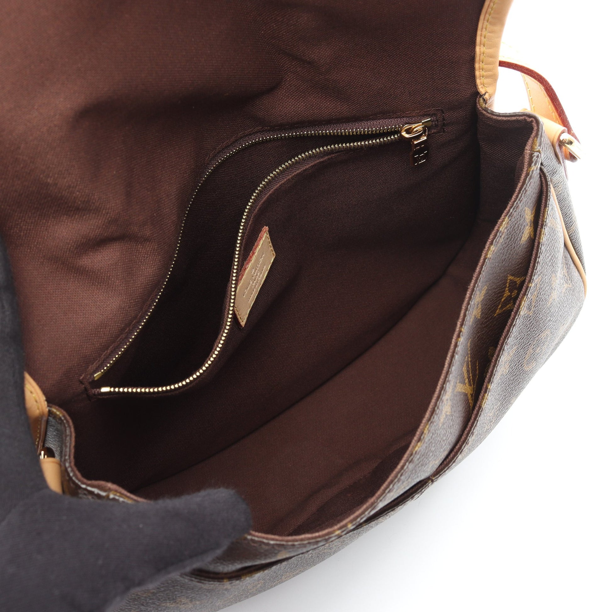 メニルモンタンPM モノグラム ショルダーバッグ PVC レザー ブラウン ルイヴィトン バッグ LOUIS VUITTON