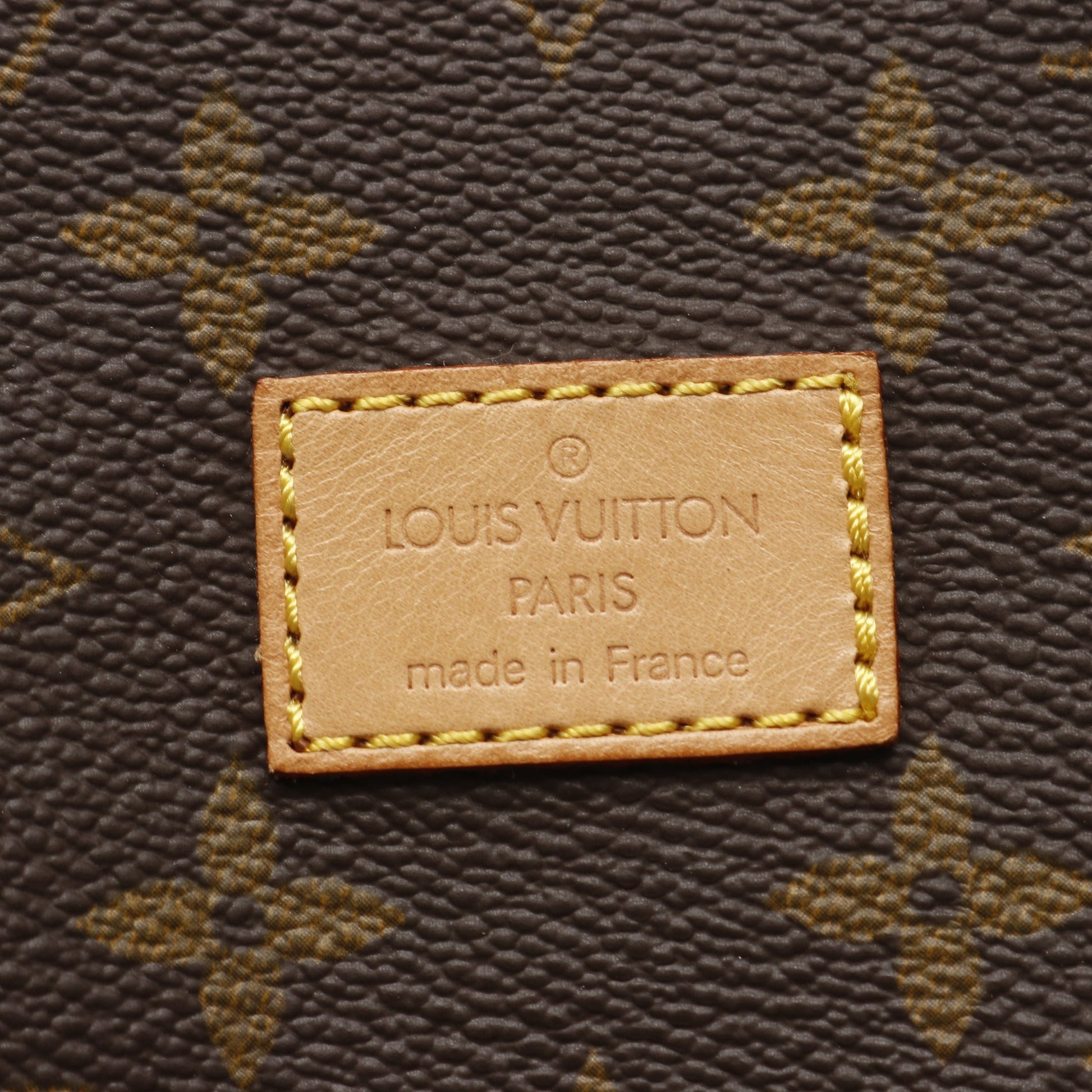 ソミュール30 モノグラム ショルダーバッグ PVC レザー ブラウン ルイヴィトン バッグ LOUIS VUITTON