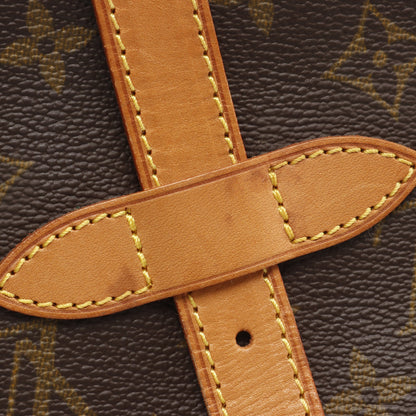 ソミュール30 モノグラム ショルダーバッグ PVC レザー ブラウン ルイヴィトン バッグ LOUIS VUITTON
