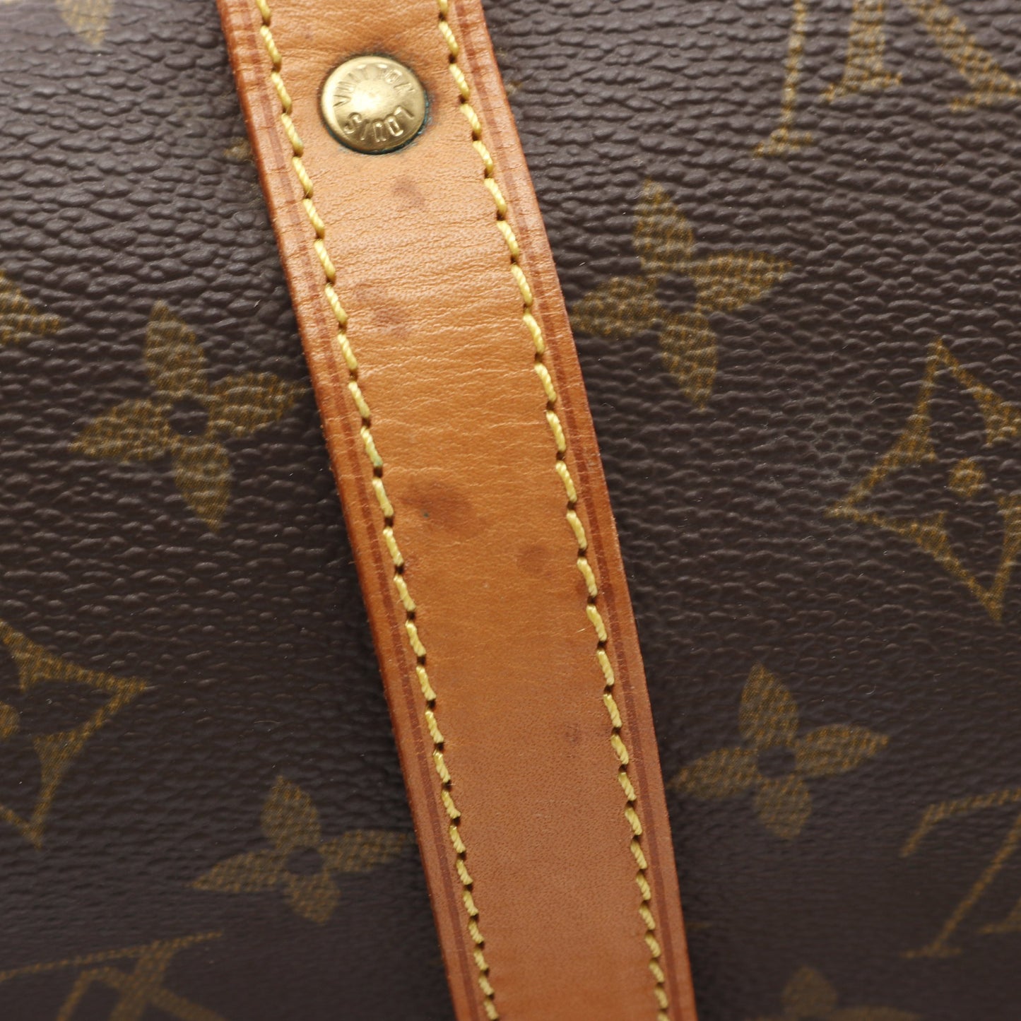 ソミュール30 モノグラム ショルダーバッグ PVC レザー ブラウン ルイヴィトン バッグ LOUIS VUITTON