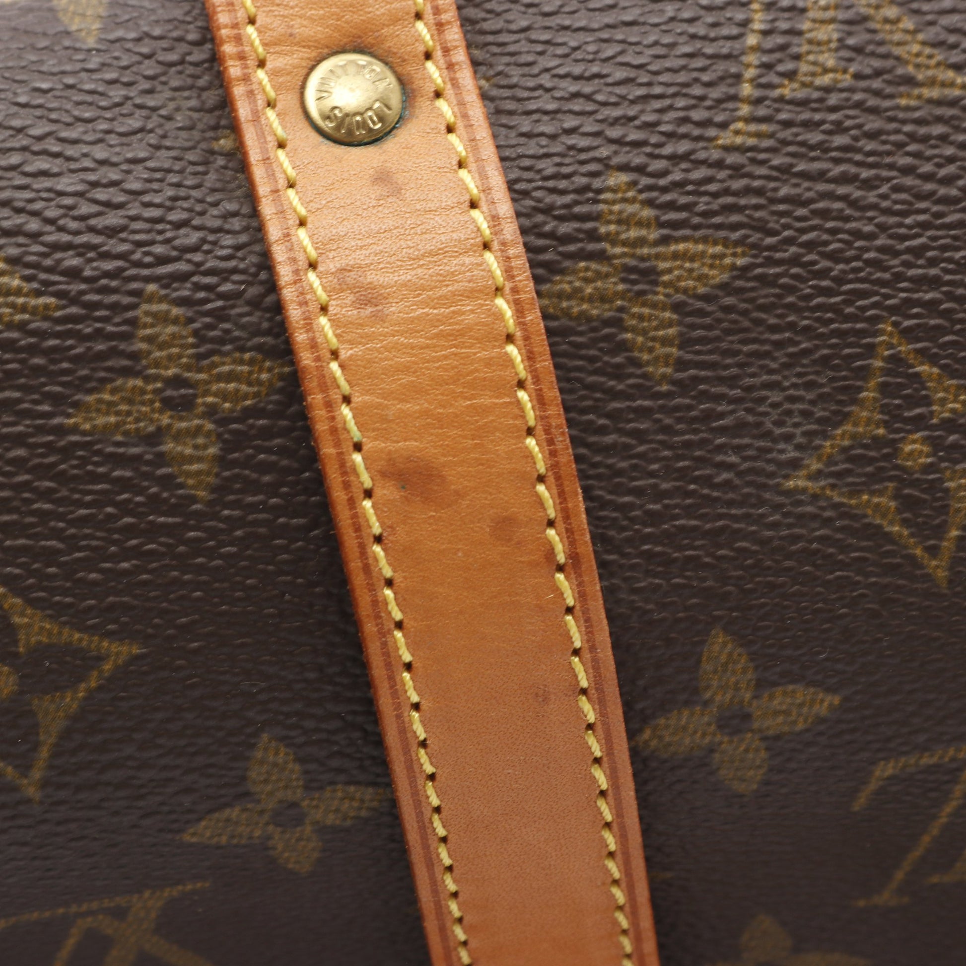 ソミュール30 モノグラム ショルダーバッグ PVC レザー ブラウン ルイヴィトン バッグ LOUIS VUITTON