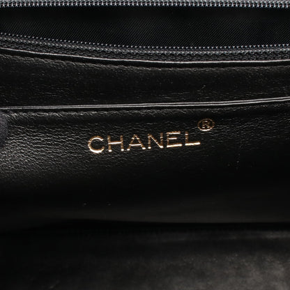 マトラッセ ハンドバッグ キャビアスキン ブラック ゴールド金具 シャネル バッグ CHANEL