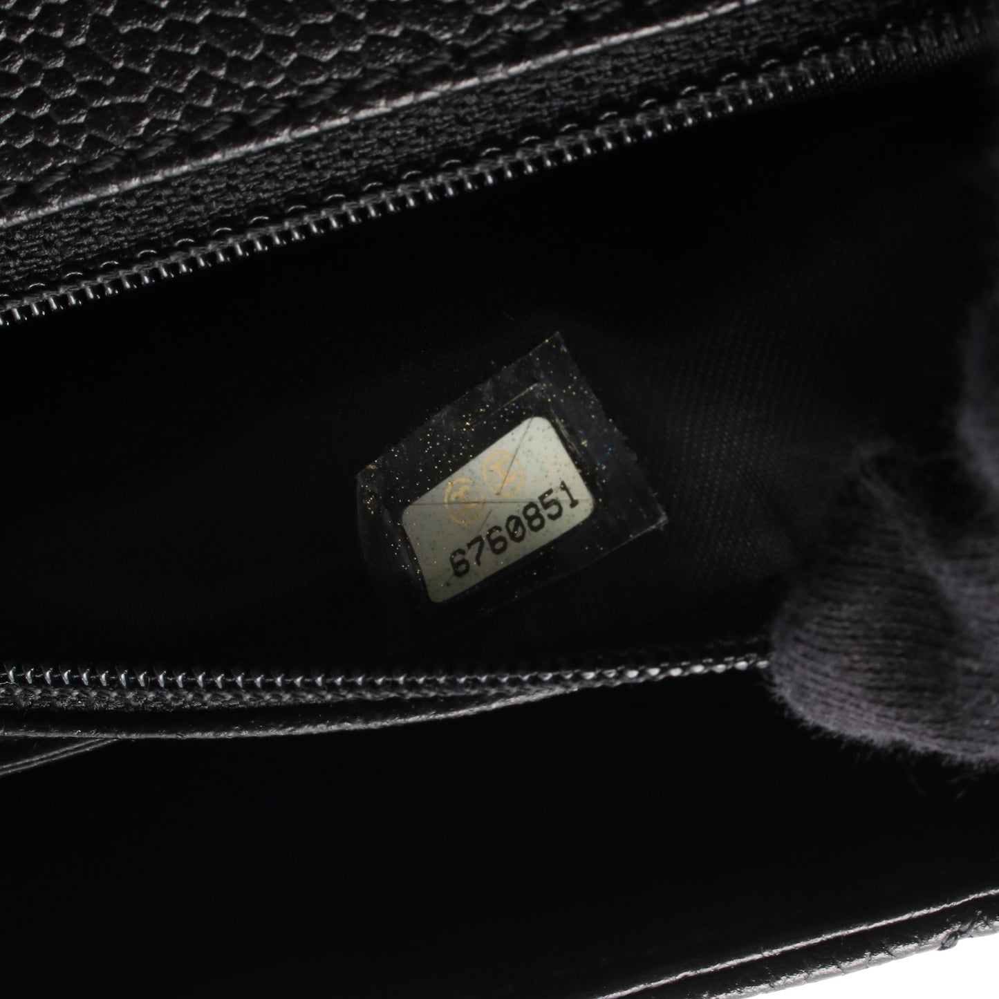 マトラッセ ハンドバッグ キャビアスキン ブラック ゴールド金具 シャネル バッグ CHANEL