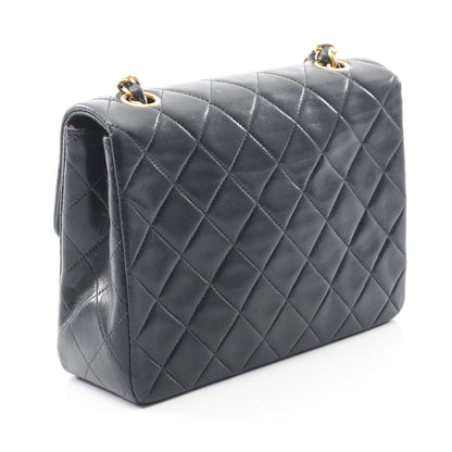 ミニマトラッセ20 チェーンショルダーバッグ ラムスキン ブラック ゴールド金具 ヴィンテージ シャネル バッグ CHANEL