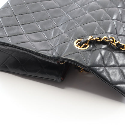 ミニマトラッセ20 チェーンショルダーバッグ ラムスキン ブラック ゴールド金具 ヴィンテージ シャネル バッグ CHANEL