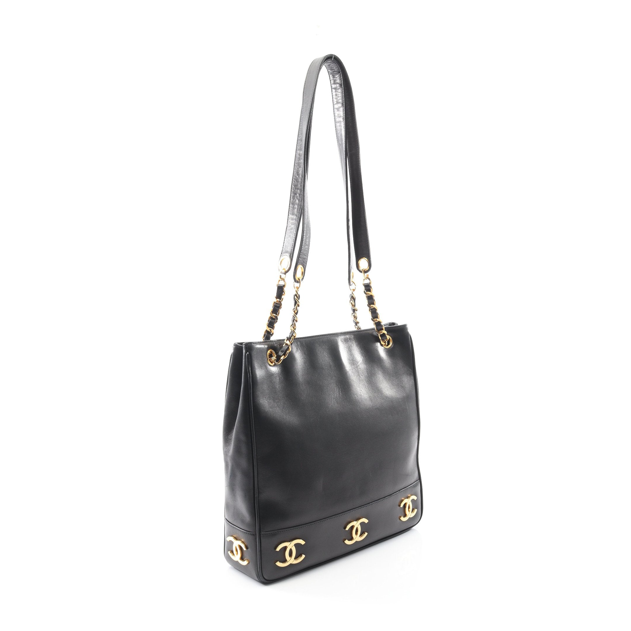 トリプルココマーク チェーンショルダーバッグ チェーントートバッグ