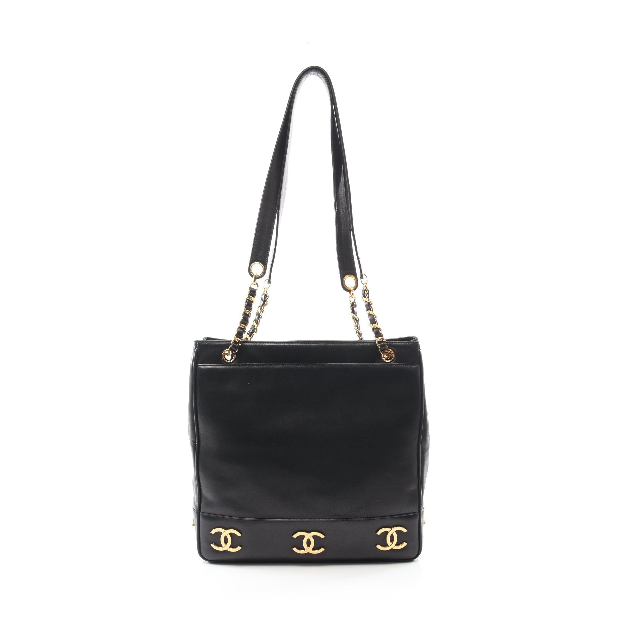 トリプルココマーク チェーンショルダーバッグ チェーントートバッグ