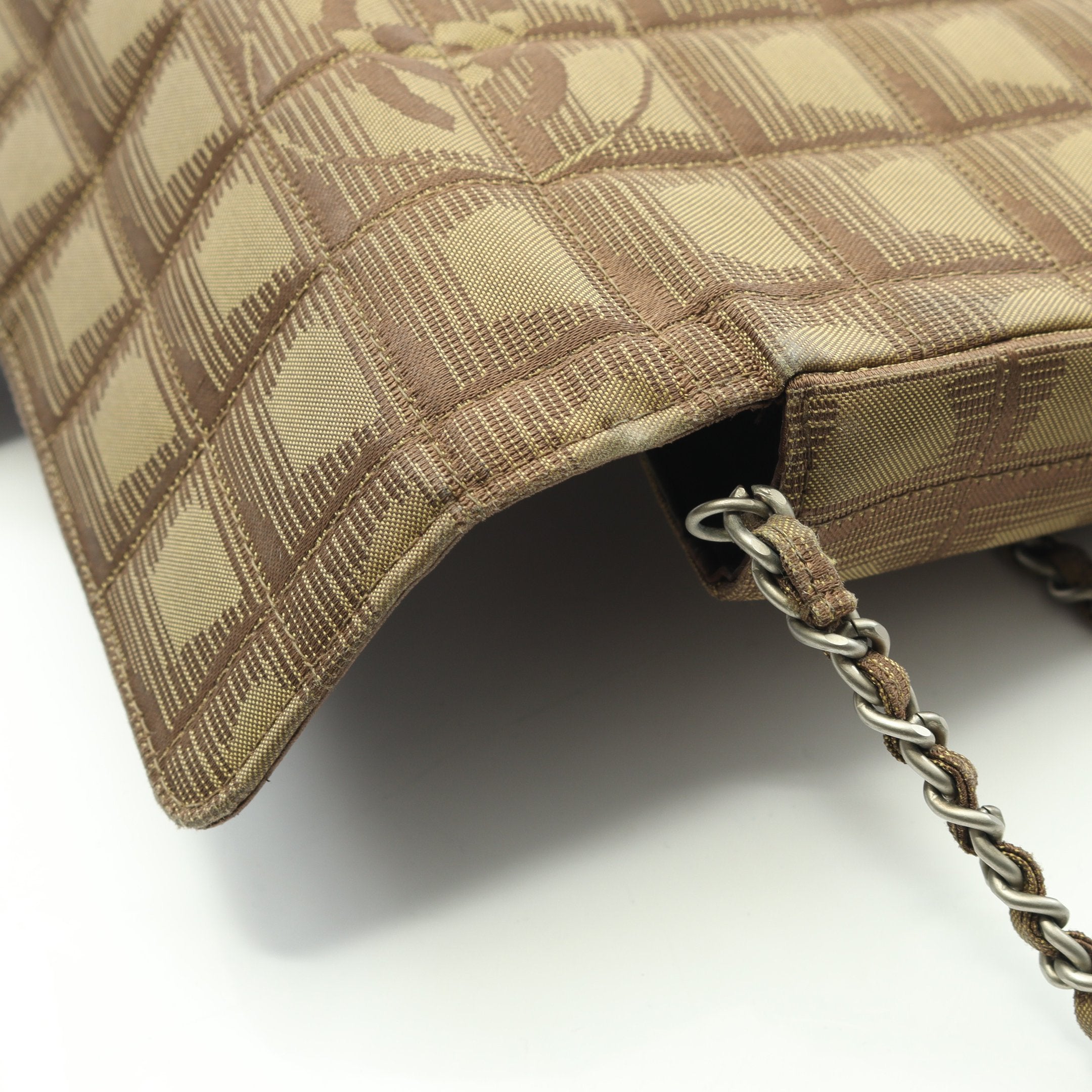 ニュートラベルライン チョコバー チェーンショルダーバッグ ナイロン