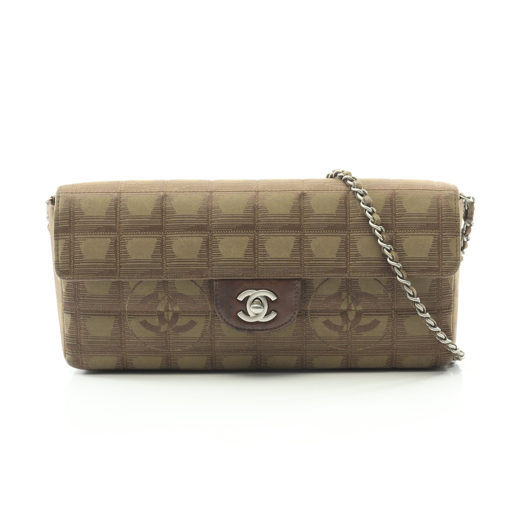 ニュートラベルライン チョコバー チェーンショルダーバッグ ナイロン