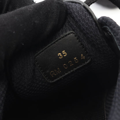 ランナー スニーカー ファブリック レザー スエード ブラック ホワイト セリーヌ シューズ CELINE