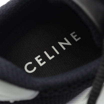 ランナー スニーカー ファブリック レザー スエード ブラック ホワイト セリーヌ シューズ CELINE