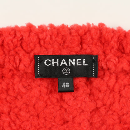 ココマーク セーター ニット ウール レッド シャネル トップス CHANEL