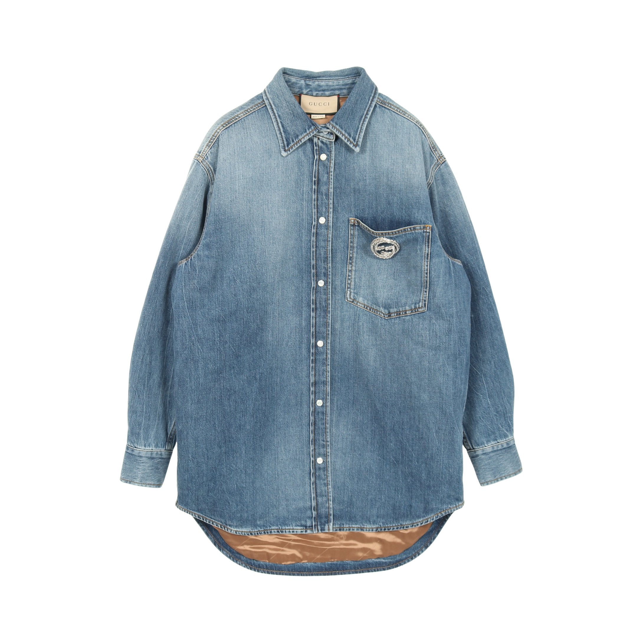 WASHED ORGANIC DENIM SHIRT デニムジャケット コットン WASHED ORGANIC DENIM SHIRT デニムジャケット コットン