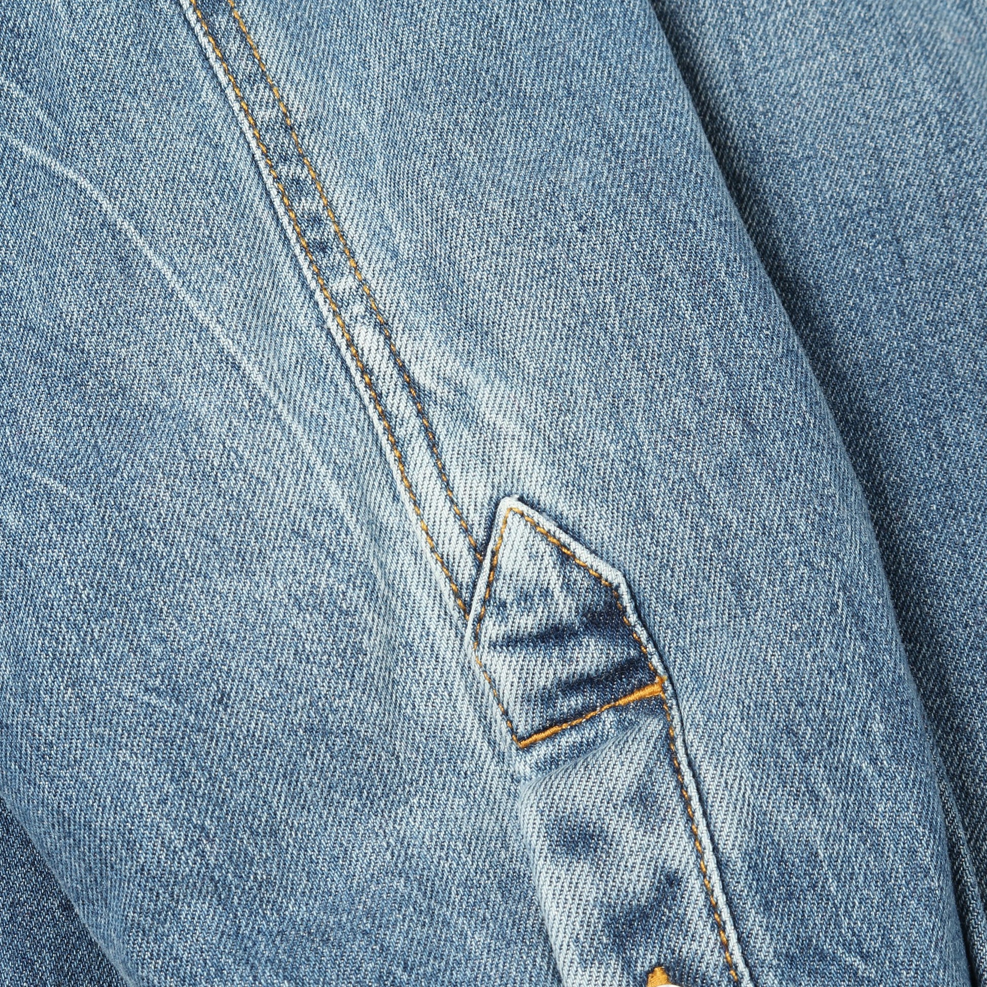 WASHED ORGANIC DENIM SHIRT デニムジャケット コットン インディゴブルー グッチ アウター GUCCI