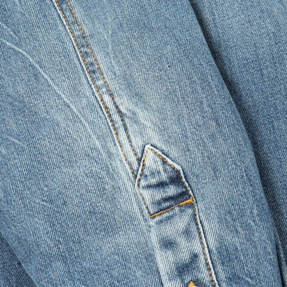 WASHED ORGANIC DENIM SHIRT デニムジャケット コットン インディゴブルー グッチ アウター GUCCI