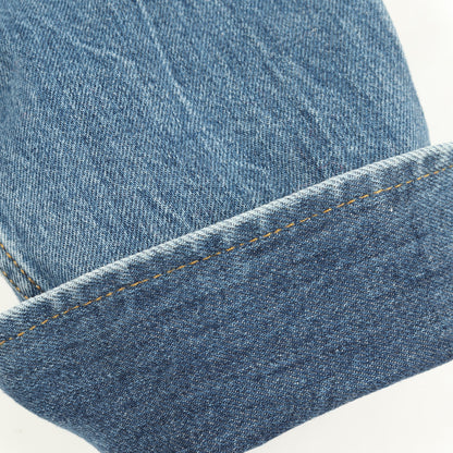 WASHED ORGANIC DENIM SHIRT デニムジャケット コットン インディゴブルー グッチ アウター GUCCI