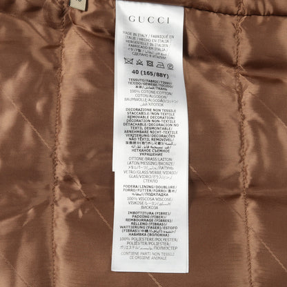 WASHED ORGANIC DENIM SHIRT デニムジャケット コットン インディゴブルー グッチ アウター GUCCI