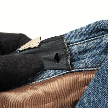 WASHED ORGANIC DENIM SHIRT デニムジャケット コットン インディゴブルー グッチ アウター GUCCI