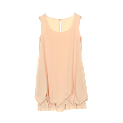 ワンピース ノースリーブ リボン ベージュ フォクシーニューヨーク ワンピース FOXEY NEW YORK