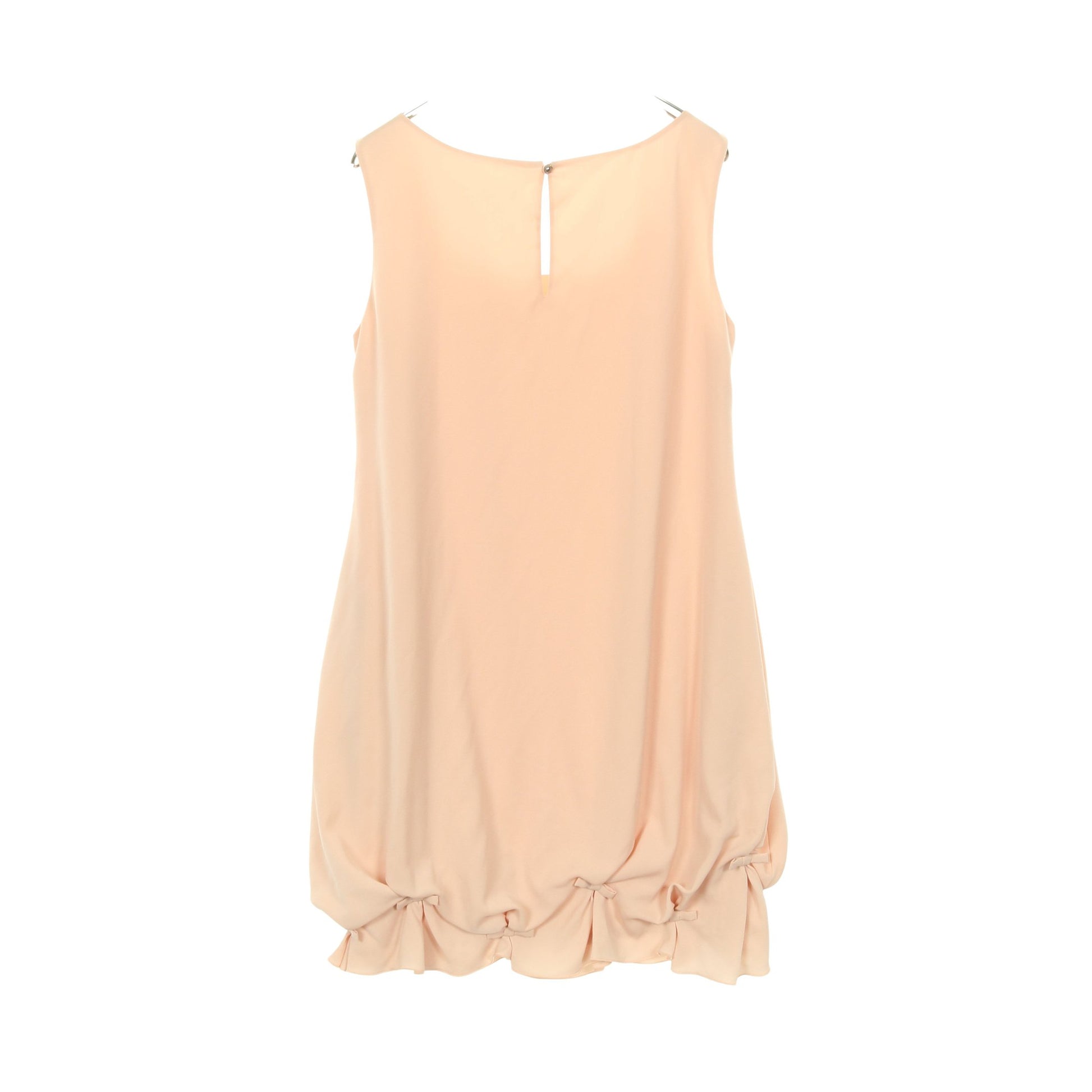 ワンピース ノースリーブ リボン ベージュ フォクシーニューヨーク ワンピース FOXEY NEW YORK