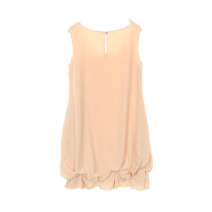 ワンピース ノースリーブ リボン ベージュ フォクシーニューヨーク ワンピース FOXEY NEW YORK
