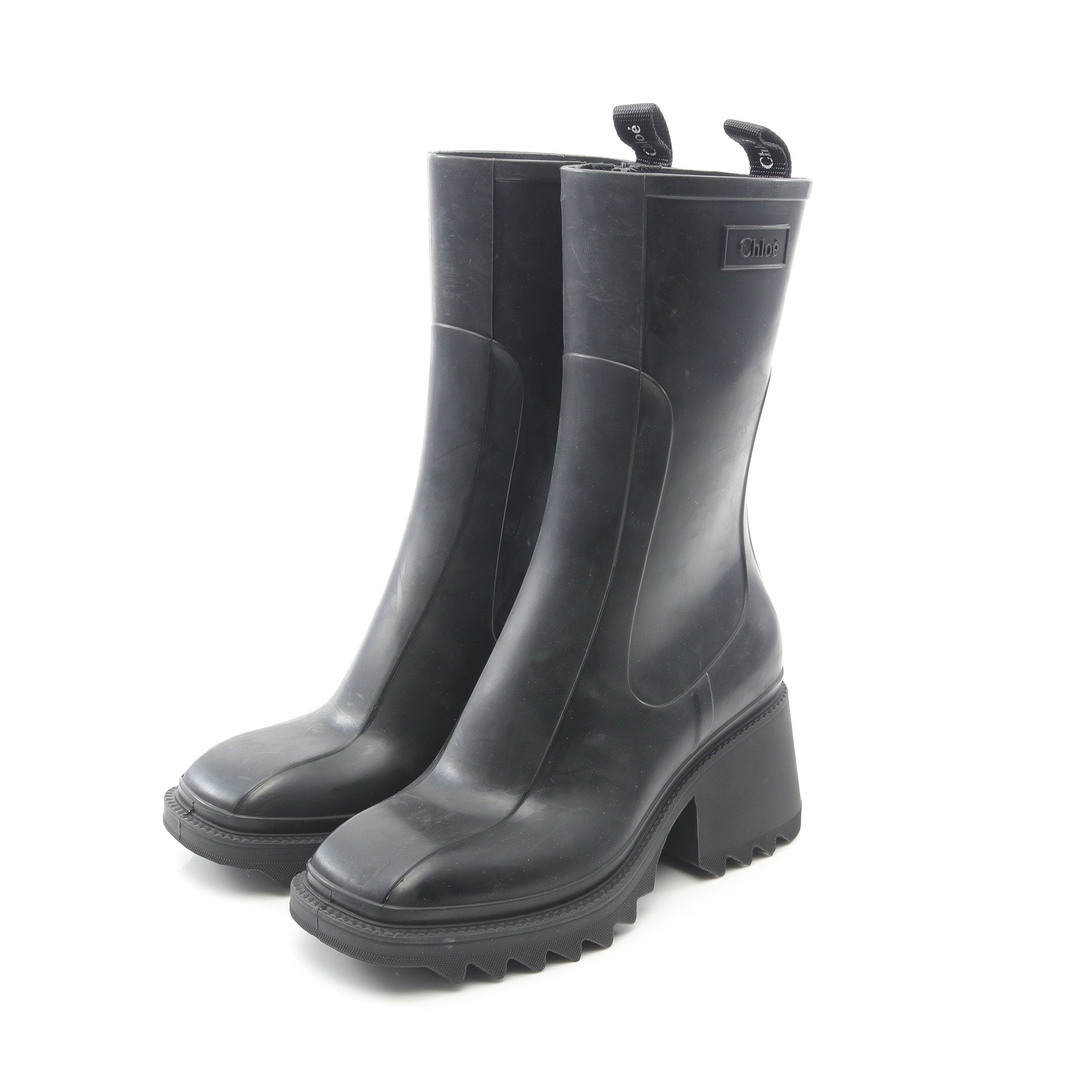 Chloé BETTY ベティ レインシューズ Betty レインブーツ レインシューズ ラバー ブラック クロエ – RECLO