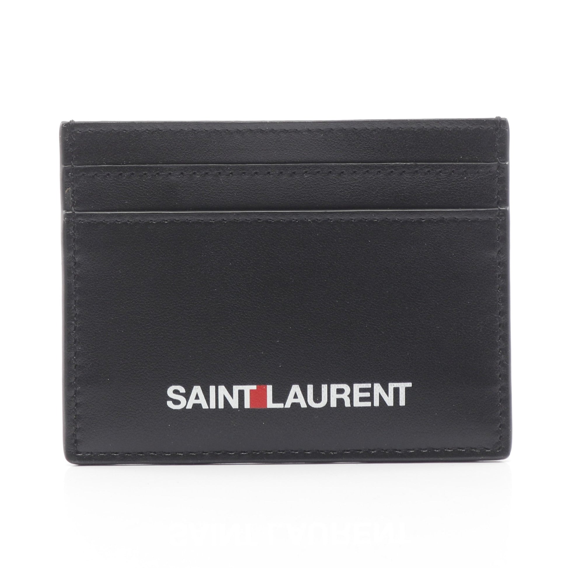 カードケース ロゴ レザー ブラック サンローランパリ 財布・小物 SAINT LAURENT PARIS
