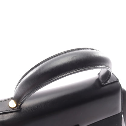 ヴァラリボン ハンドバッグ レザー ブラック 2WAY フェラガモスポーツ バッグ Salvatore Ferragamo SPORT