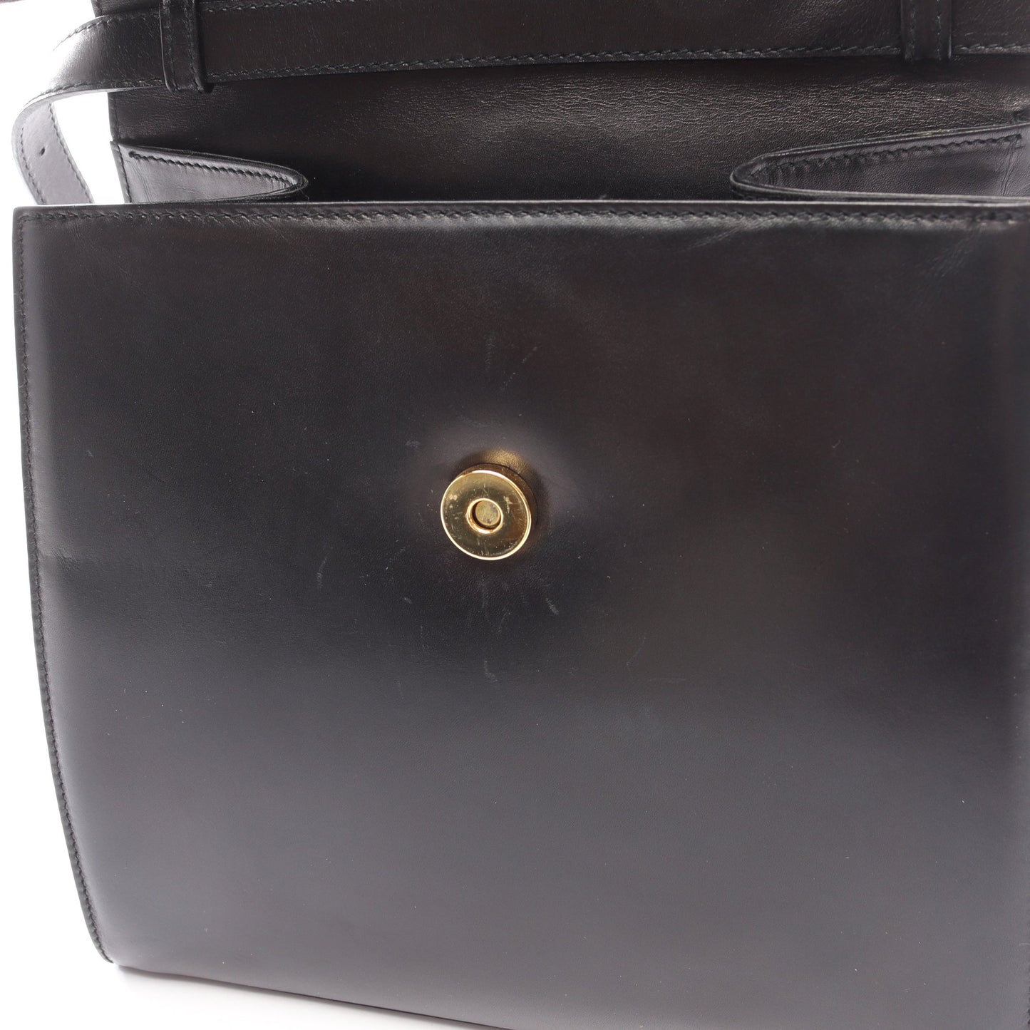 ヴァラリボン ハンドバッグ レザー ブラック 2WAY フェラガモスポーツ バッグ Salvatore Ferragamo SPORT