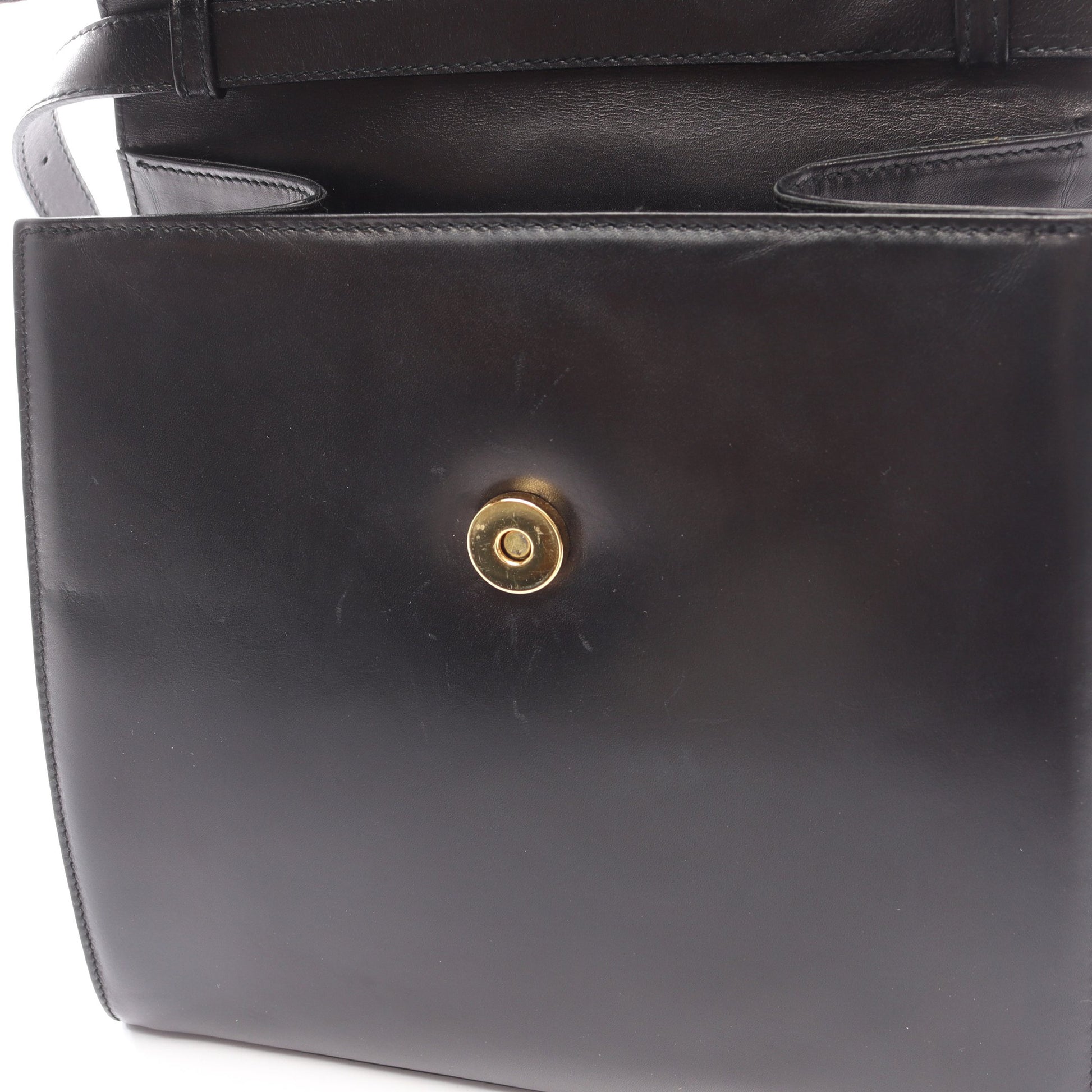 ヴァラリボン ハンドバッグ レザー ブラック 2WAY フェラガモスポーツ バッグ Salvatore Ferragamo SPORT
