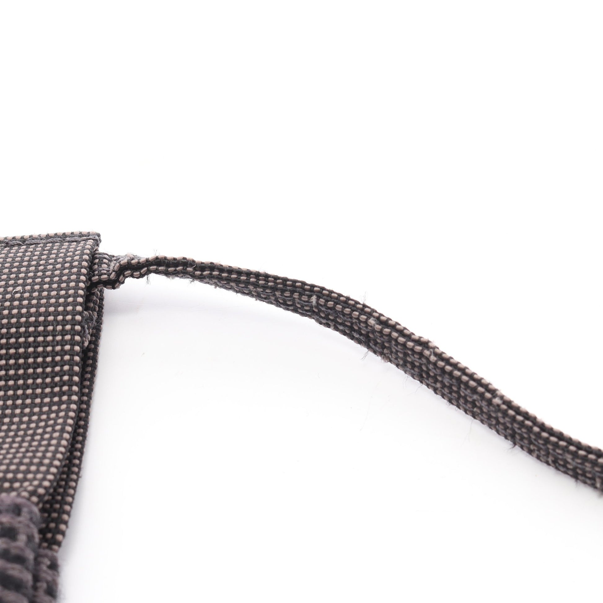 エールライン ポシェット ショルダーバッグ ナイロンキャンバス ダークグレー エルメス バッグ HERMES
