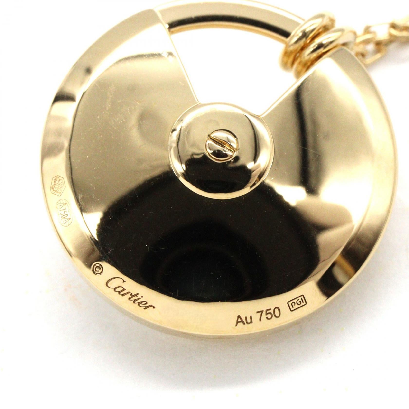 Cartier　アミュレット マザーオブパール ネックレス アミュレット マザーオブパール 1PD ネックレス ネックレス K18YG