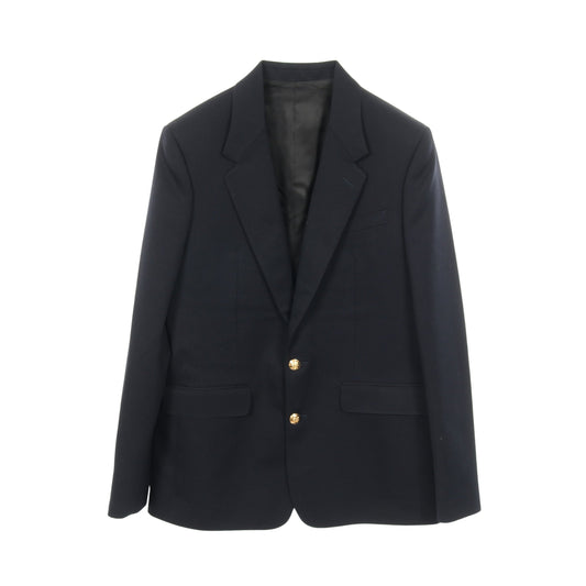 テーラードジャケット ウール ネイビー セリーヌ アウター CELINE