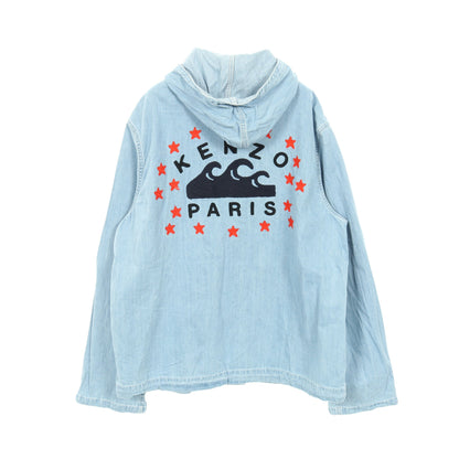 SAILOR DENIM PARKA デニムジャケット コットン ライトブルー ケンゾー アウター KENZO
