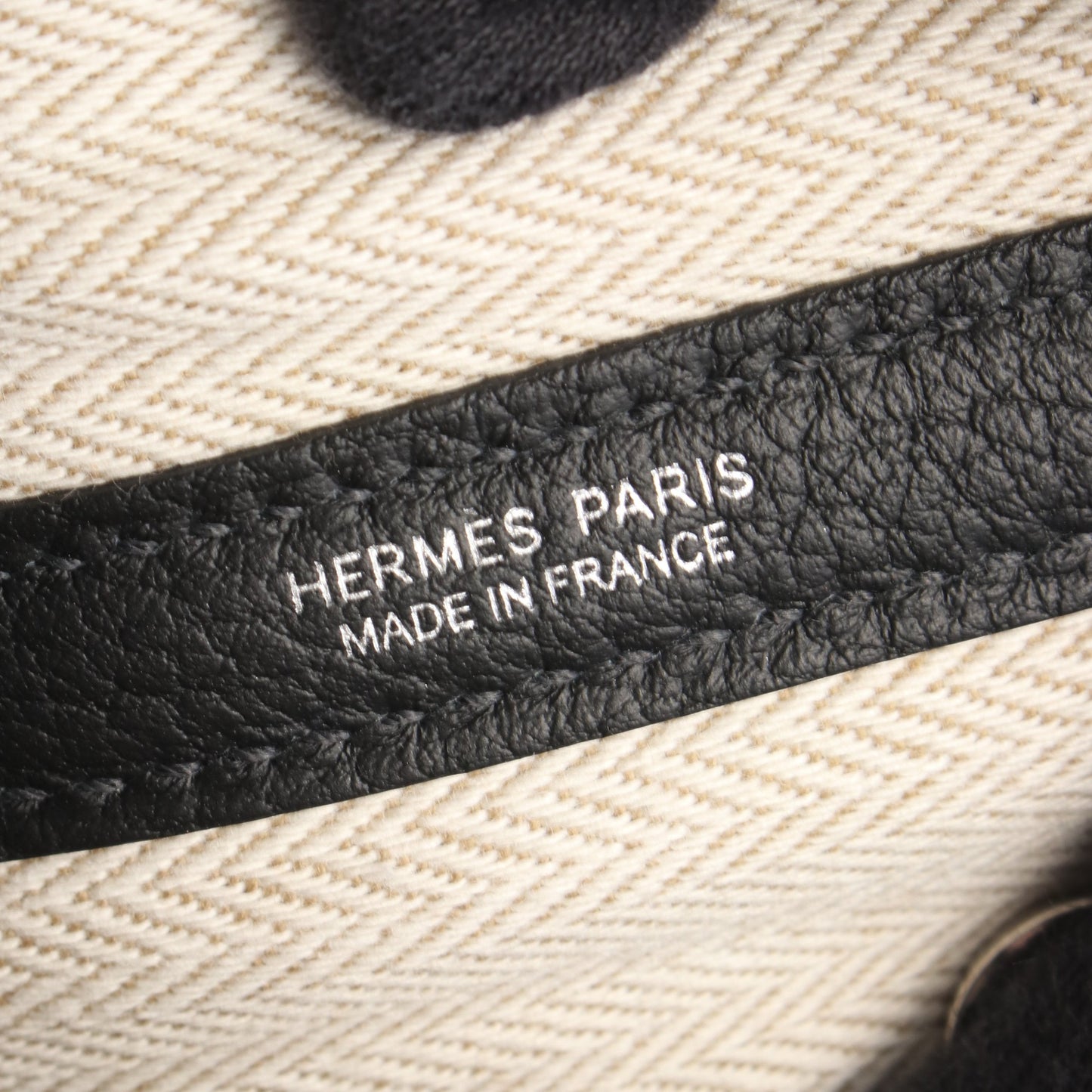 ガーデンパーティTPM ハンドバッグ トートバッグ ネゴンダ ブラック シルバー金具 W刻印 エルメス バッグ HERMES