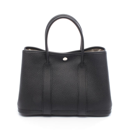 ガーデンパーティTPM ハンドバッグ トートバッグ ネゴンダ ブラック シルバー金具 W刻印 エルメス バッグ HERMES