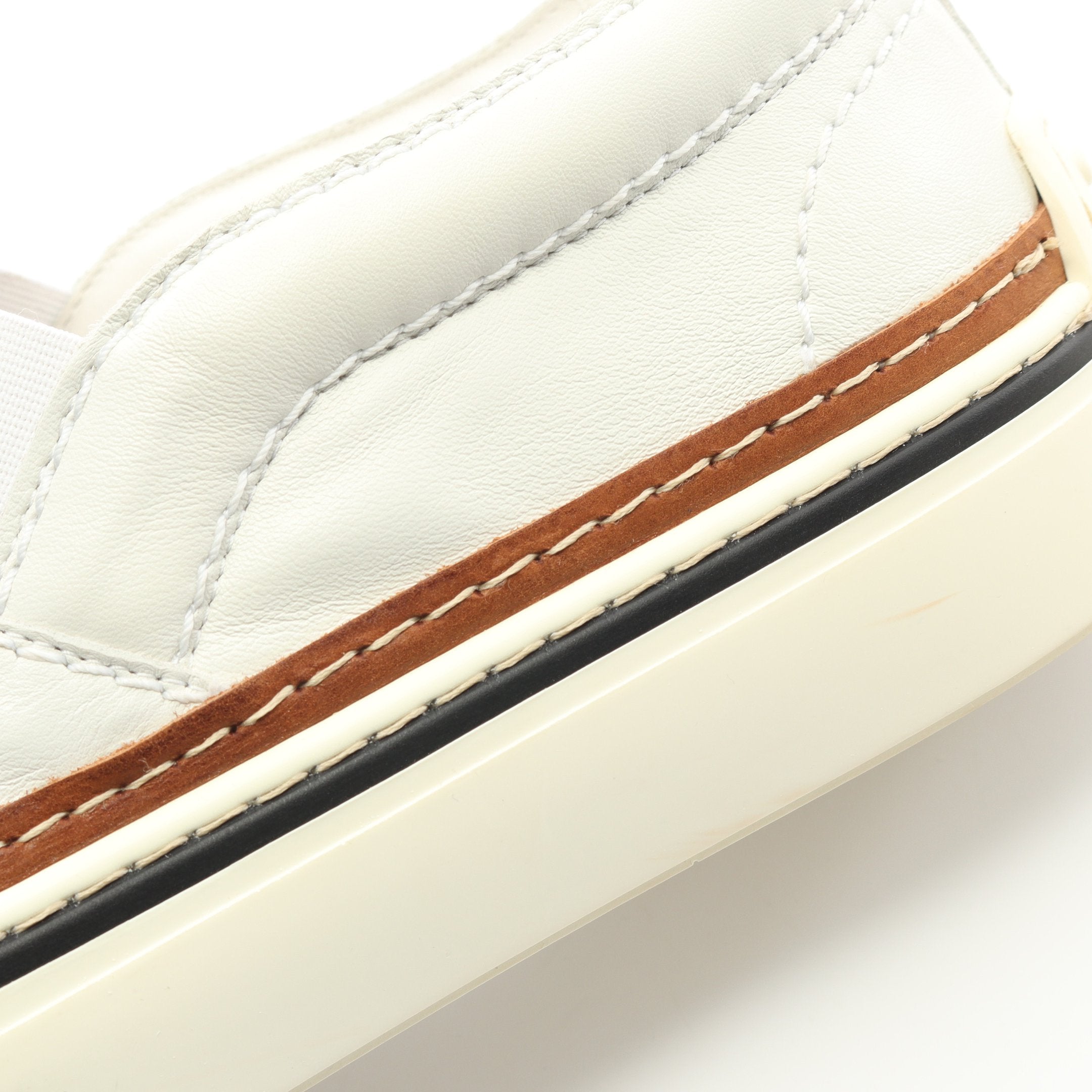 TOD'S ホワイト スリッポンスニーカー スリッポン スニーカー レザー ホワイト トッズ – RECLO