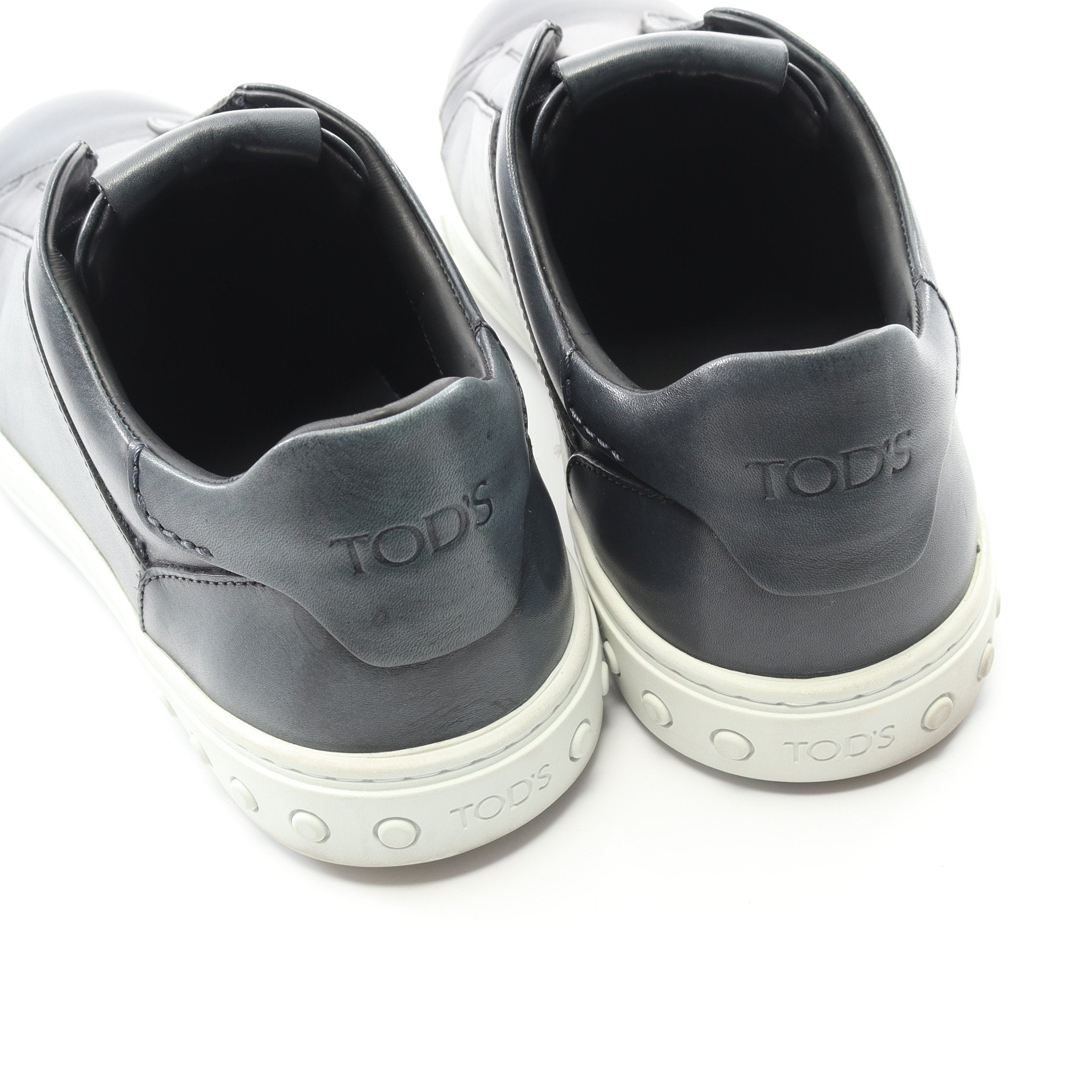 スリッポン スニーカー レザー ネイビー トッズ – RECLO